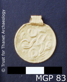 Photograph of Gold Bracteate