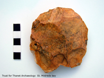 Ovate handaxe from St. Mildred's Bay, Westgate