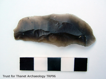 Flint blade from Thanet Reach