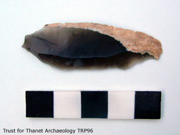 Flint blade from Thanet Reach