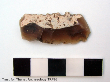 Flint saw blade from Thanet Reach