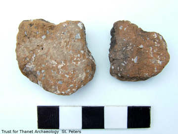 Later Neolithic pot sherds from the St. Peters Refuse Tip excavation