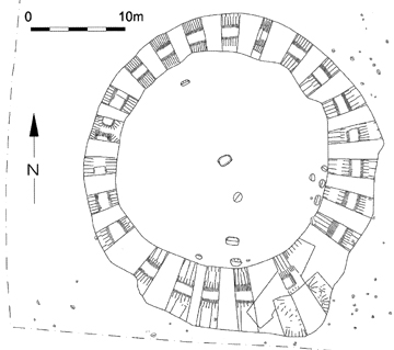 Plan of Bradstow School Causewayed ring-ditch monument