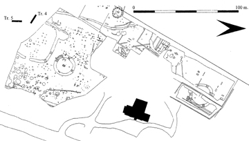Plan of the St. Stephen's College 1999 excavations