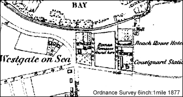 St.Mildred's Bay Ordnance survey 1877