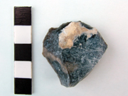 Flint end scraper from the Beauforts Beaker burial