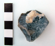 End and side scraper found inside the skull of the Beauforts skeleton