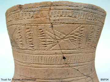 Detail from the Beauforts North Foreland Beaker