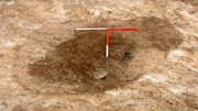 Soil-mark of the coffin-structure from the QEQM Beaker burial